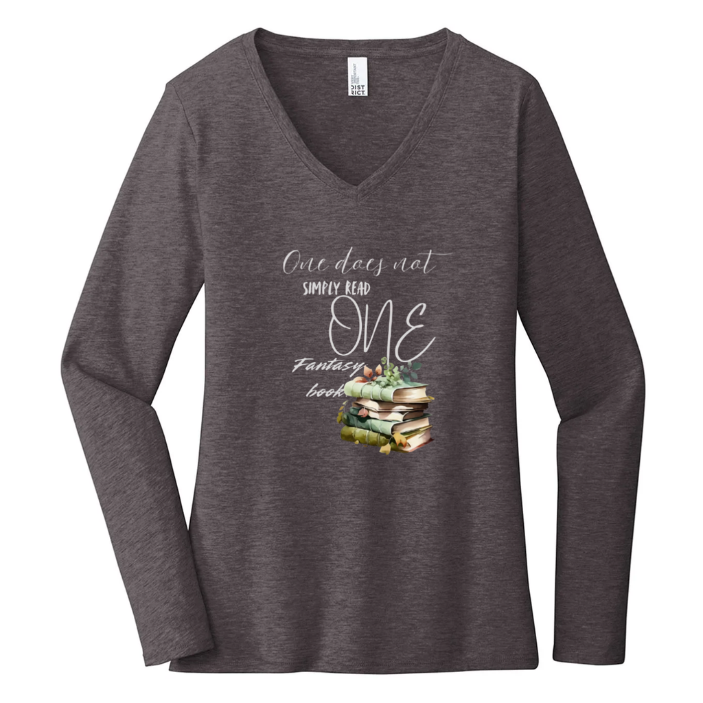 One Does Not Simply Read One Fantasy Book Women's Long Sleeve