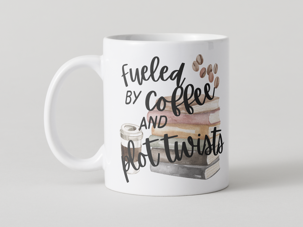 Fueled By Coffee & Plot Twists Mug