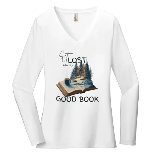 Get Lost in a Good Book Women's Long Sleeve